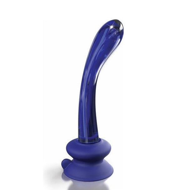 ICICLES No. 89 Dildo de Cristal para Punto G Morado