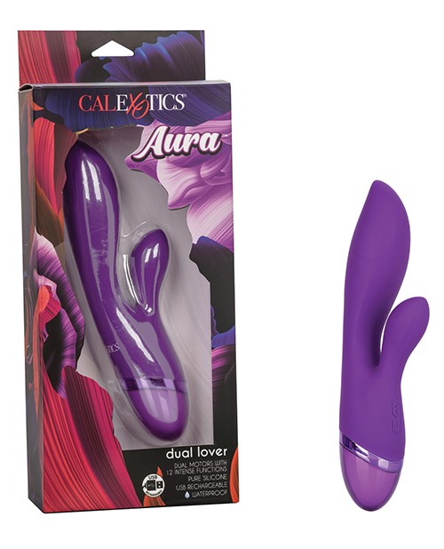 Vibrador Flexible de Doble Estimulación Aura Dual Lover