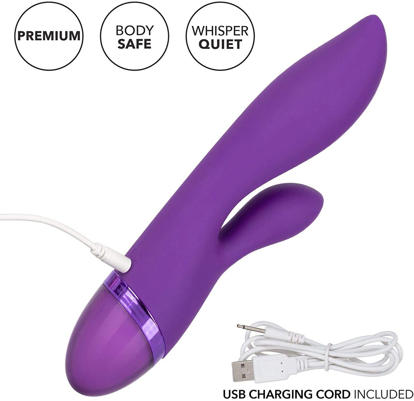 Vibrador Flexible de Doble Estimulación Aura Dual Lover