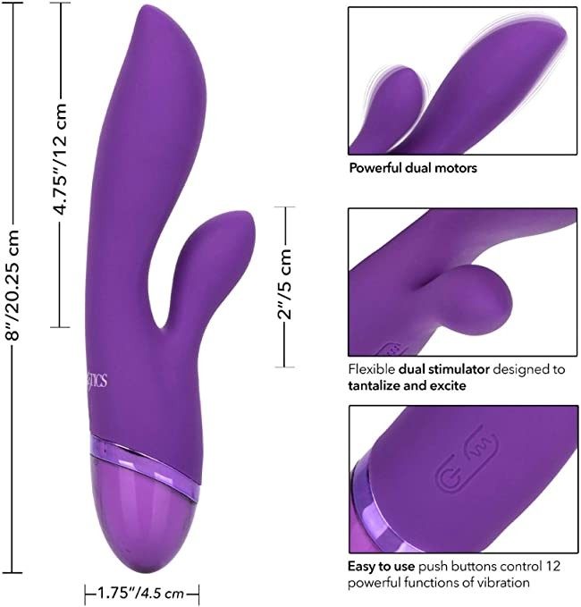 Vibrador Flexible de Doble Estimulación Aura Dual Lover