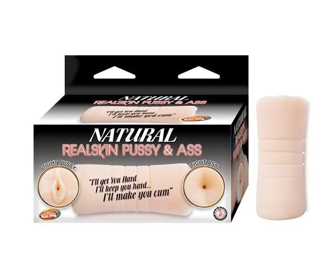 Masturbador Masculino Realskin Pussy & Ass