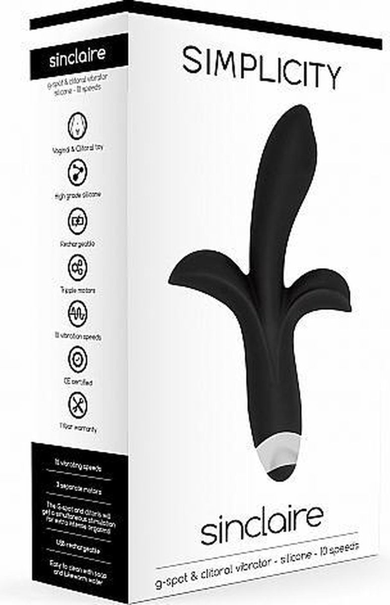 Vibrador con Triple Estimulación Simplicity Sinclaire