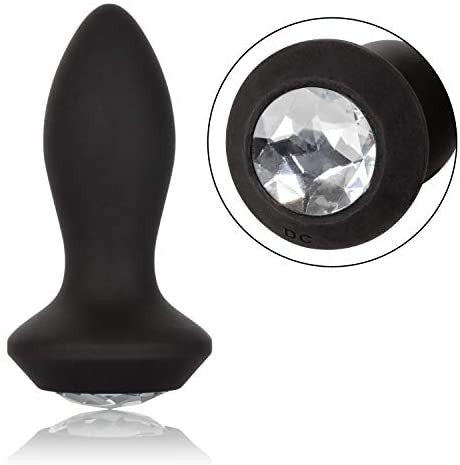 Plug Anal Chico Recargable Power Gem Cristal Probe Vibrating Petite