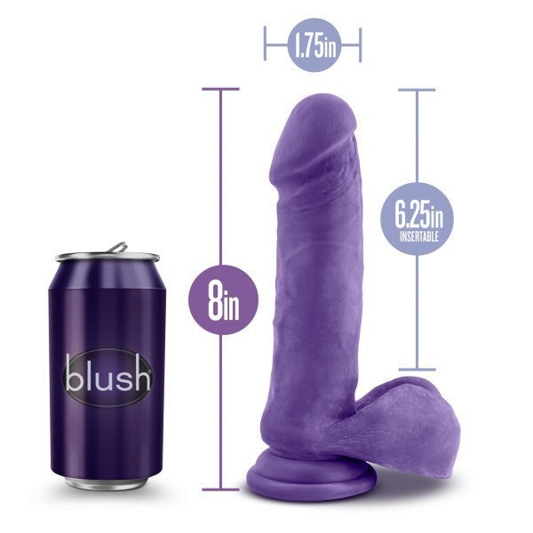 Dildo Realista con Ventosa Hero AuNaturel Bold de 8"