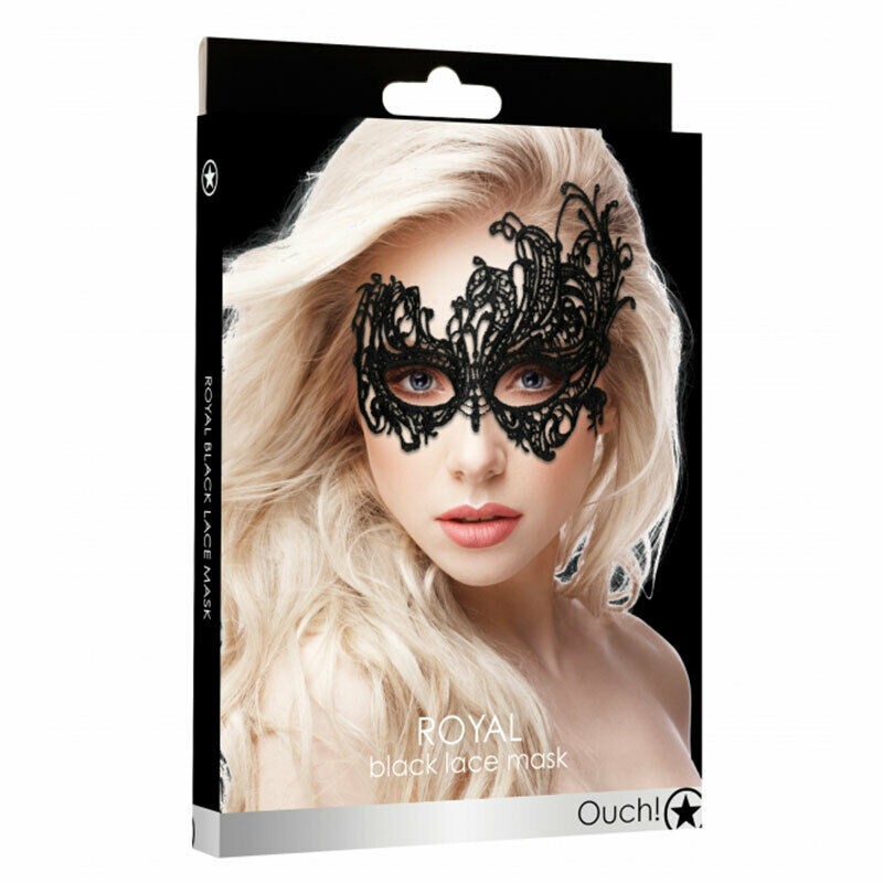 Antifaz Royal Black Lace Mask Ouch!