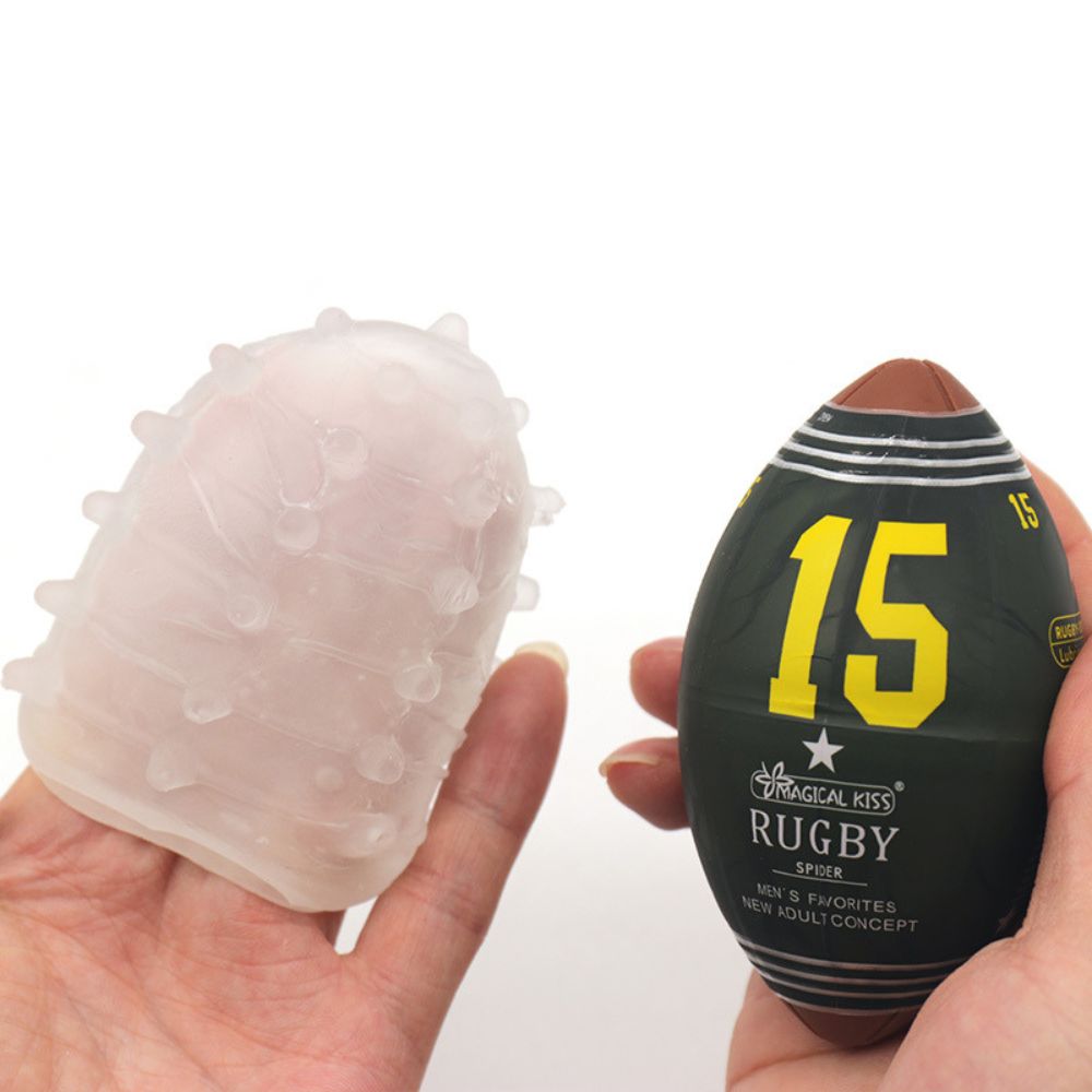 Masturbador Masculino Magical Kiss Rugby Eggs Clicker