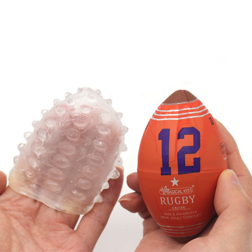 Masturbador Masculino Magical Kiss Rugby Eggs Clicker