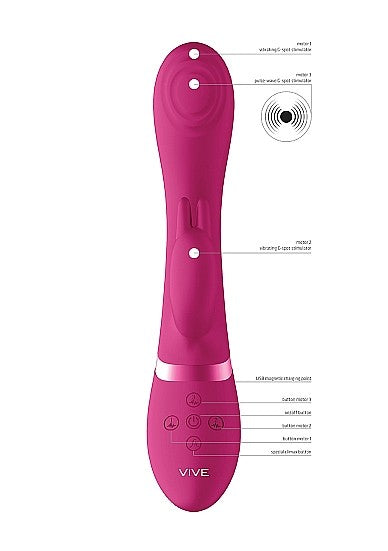 Vibrador de Alta Gama con Doble Estimulación Vive CATO