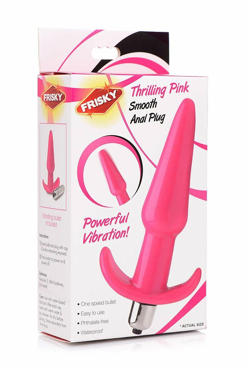 Plug Anal Con Vibracin Thrilling Pink Smooth Sensation's Sex Shop