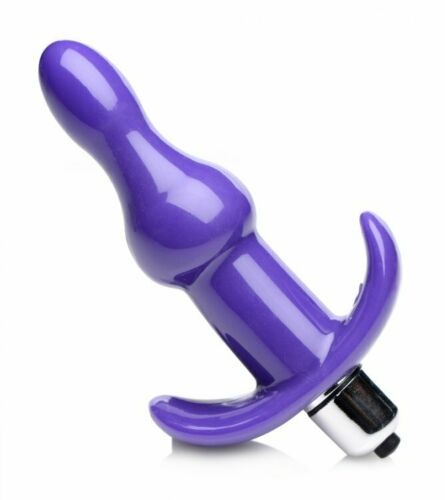 Rolling Purple Bumpy Anal Plug