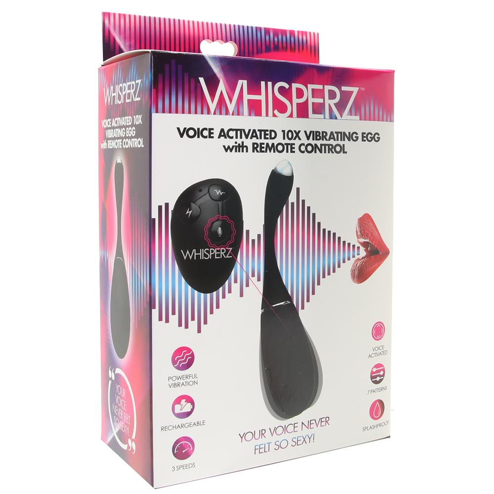 Huevo Vibrador con Mando a Distancia Whisperz 10X