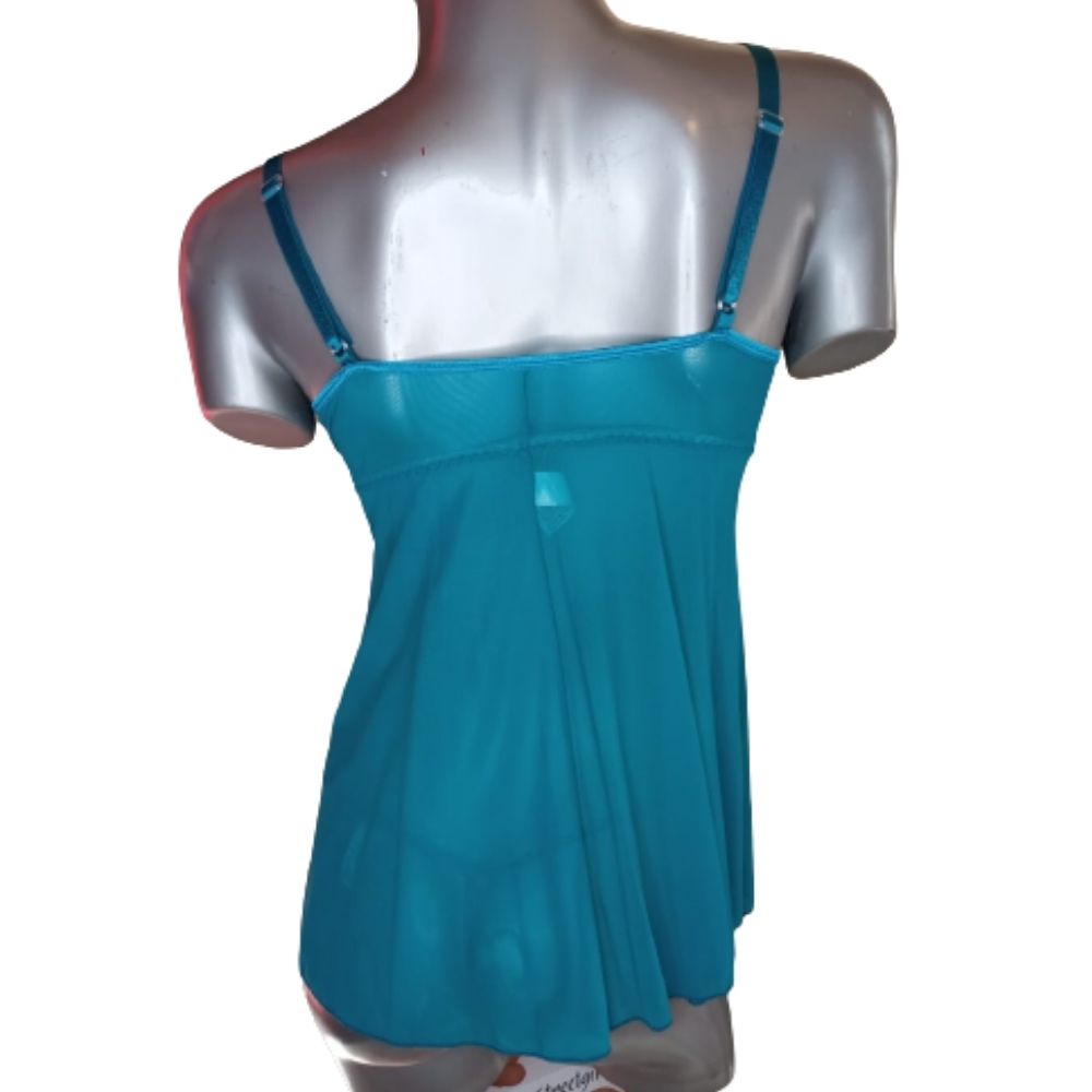 Babydoll Azul Turquesa