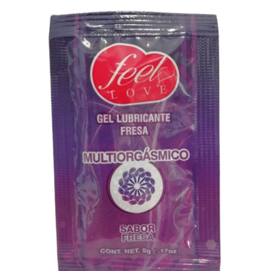 Sobre de Gel Multiorgásmico Sabor Fresa