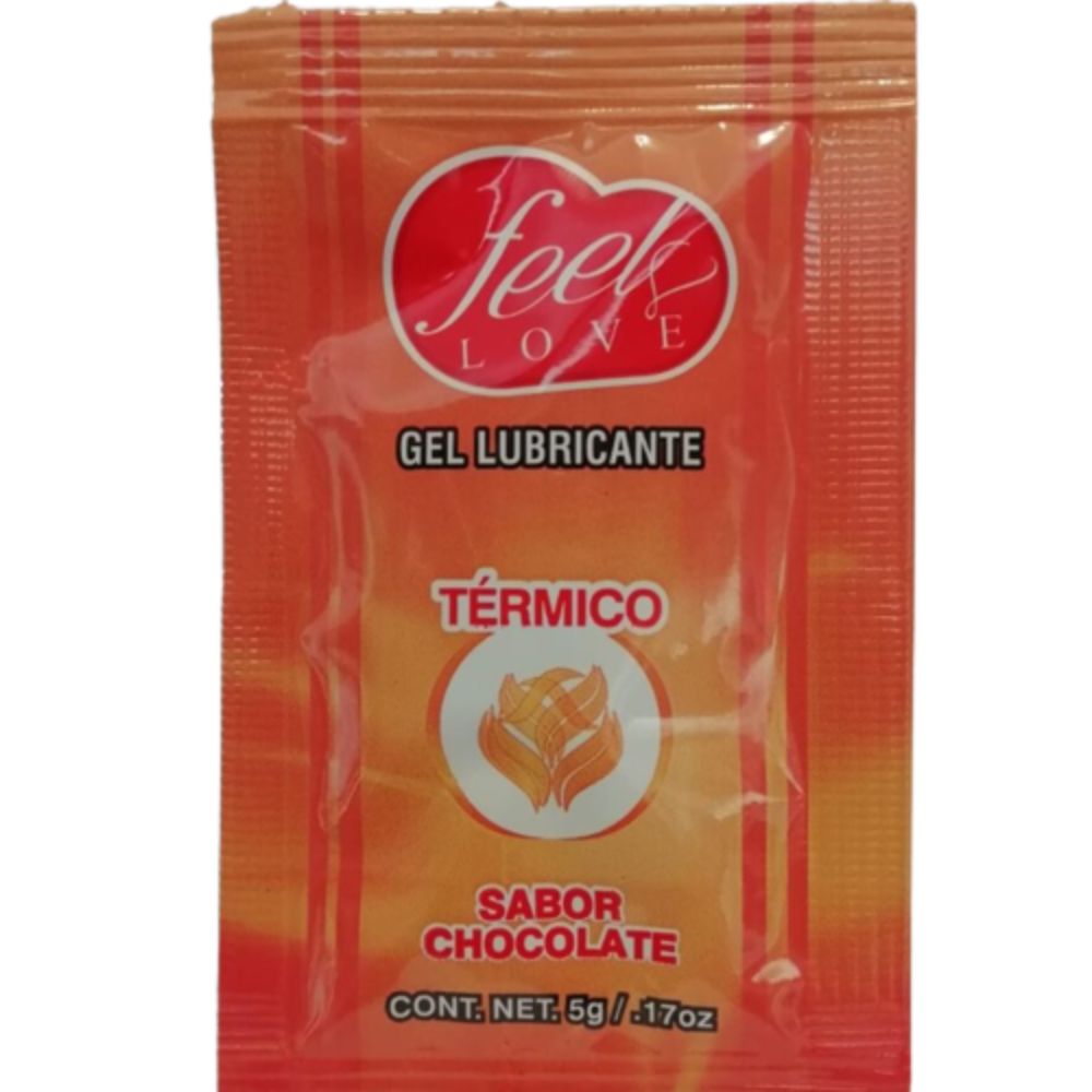 Sobre Lubricante Térmico Sabor Chocolate