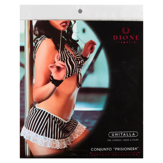 Dione Lingerie Conjunto Prisionera