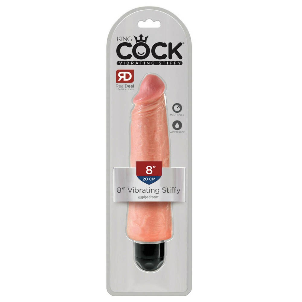 Vibrador Realista King Cock 8" Potente