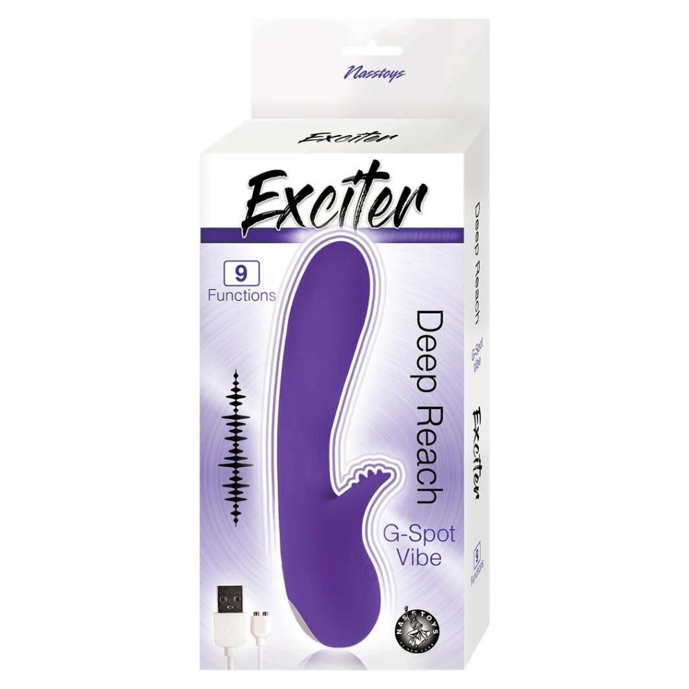 Vibrador con Estimulador de Clitoris Exciter G-Spot