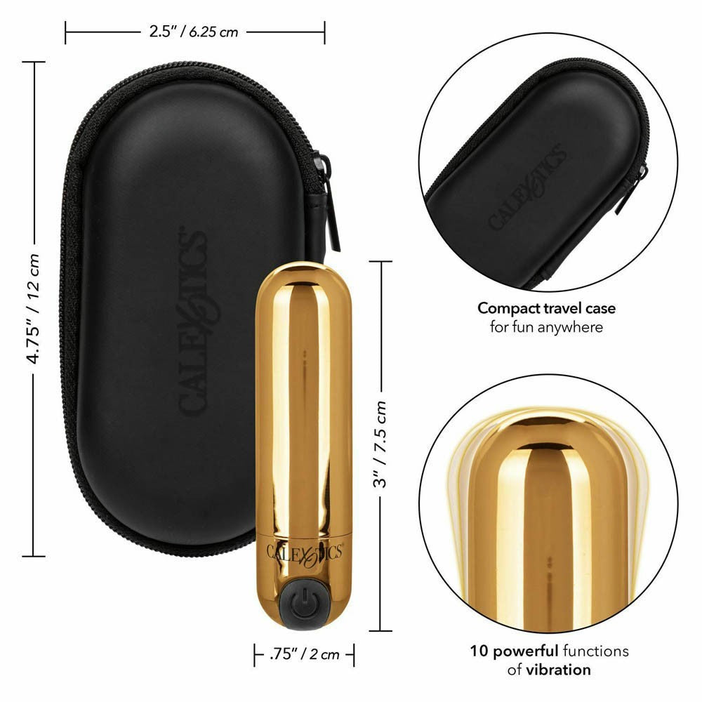 Bala vibradora recargable Gold Bullet