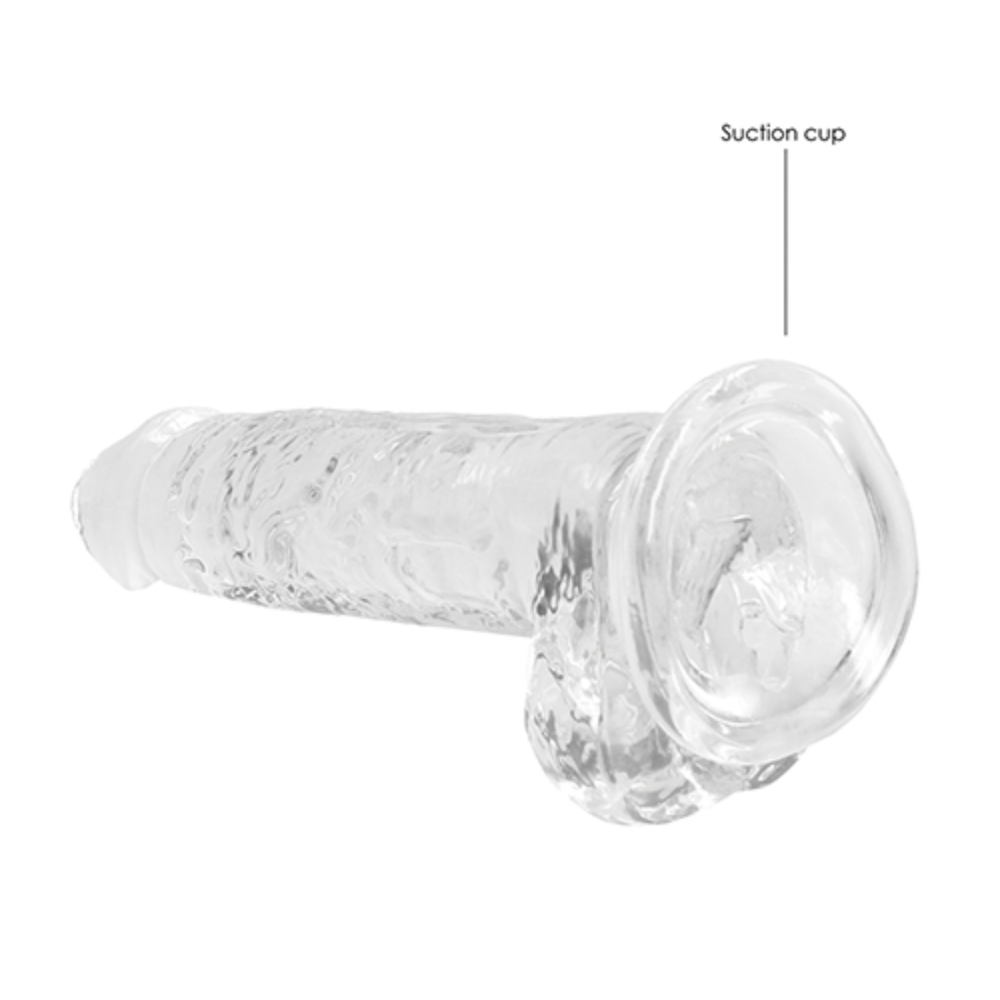Dildo Realista Cristalino con Ventosa de 7"/18CM