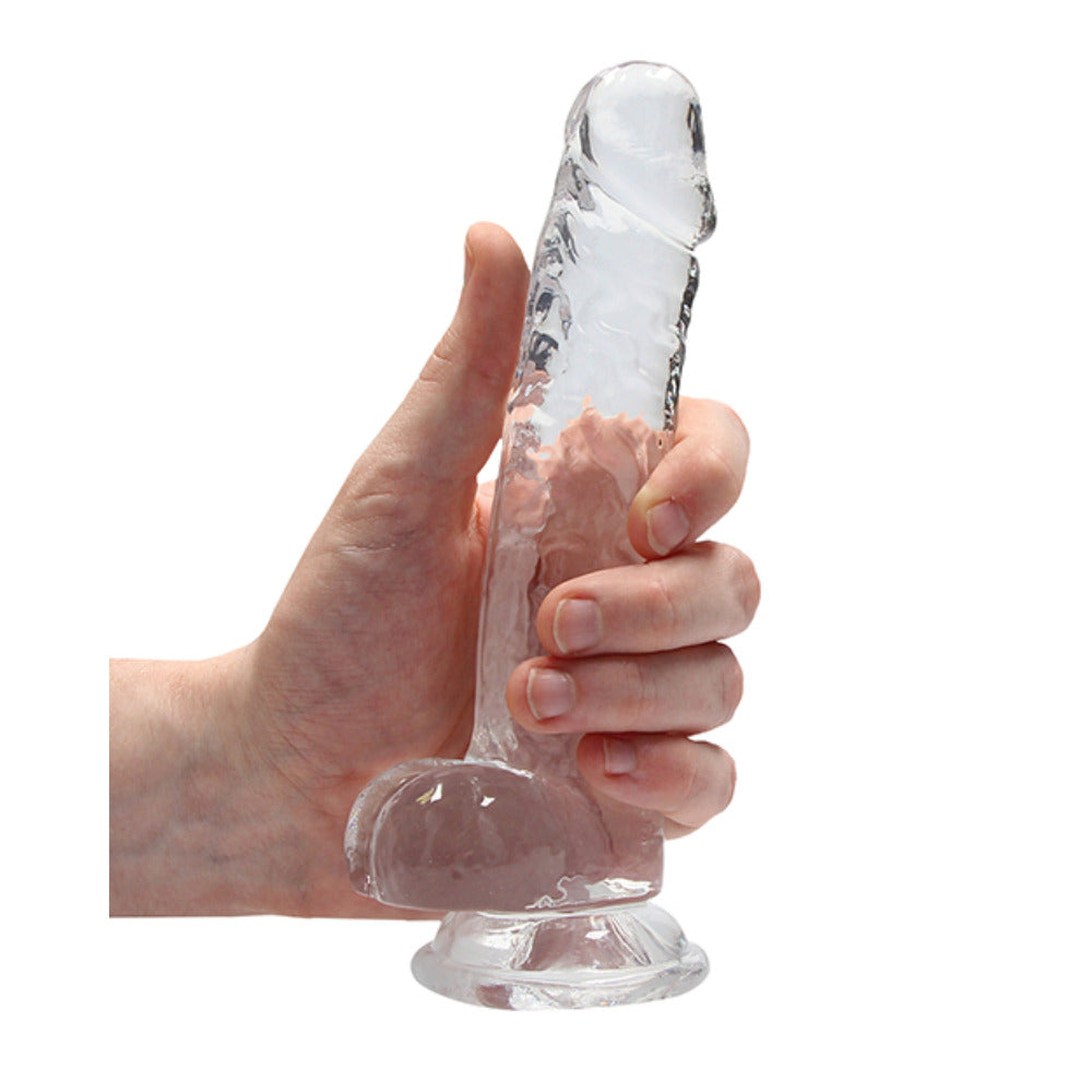 Dildo Realista Cristalino con Ventosa de 7"/18CM