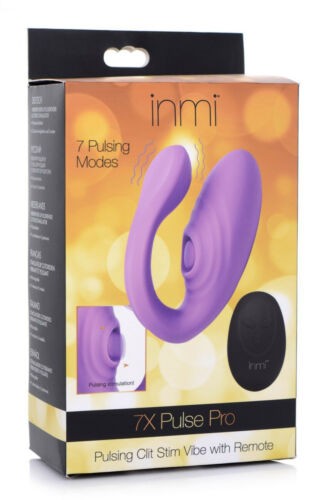 Vibrador Doble con Control Remoto 7X Pulse Pro Inmi