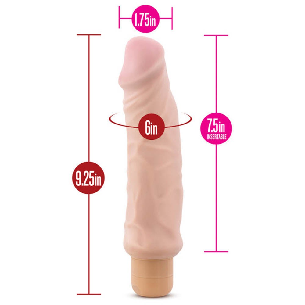 Dildo relista vibrador X5 9"