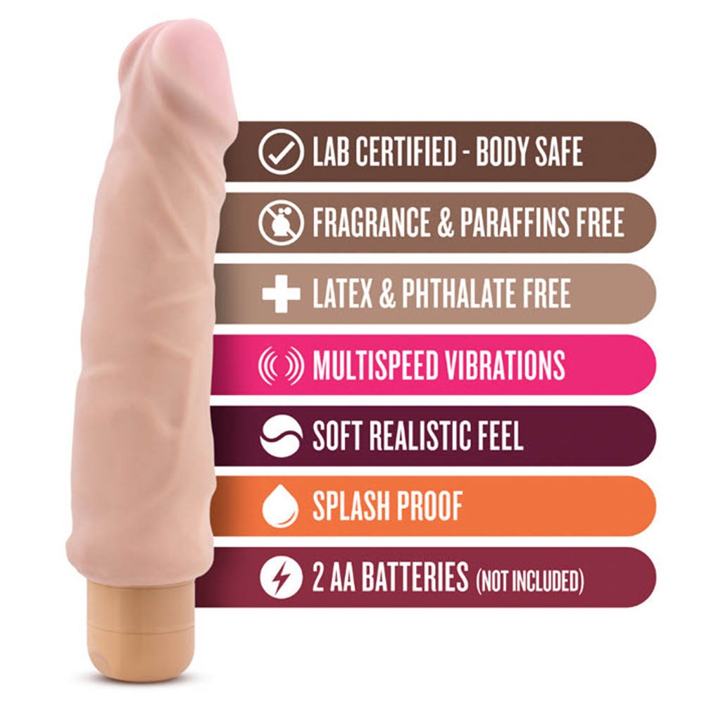 Dildo relista vibrador X5 9"