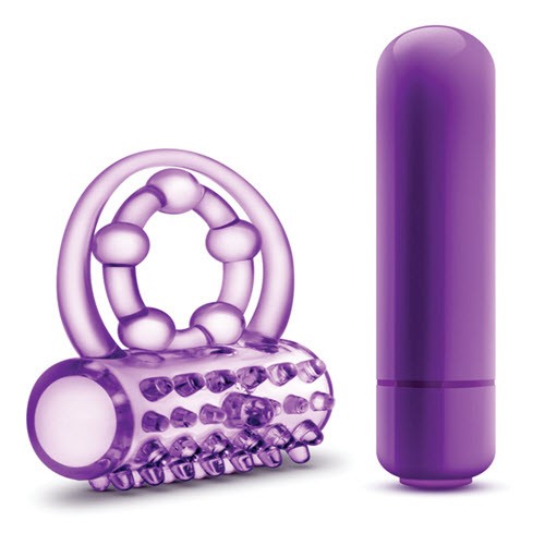 Anillo Vibrador Doble The Player Vibrating Strap Cock