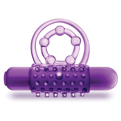 Anillo Vibrador Doble The Player Vibrating Strap Cock