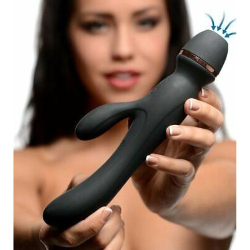 Vibrador con Succionador de Clítoris Inmi Shegasm Supreme 3 en 1