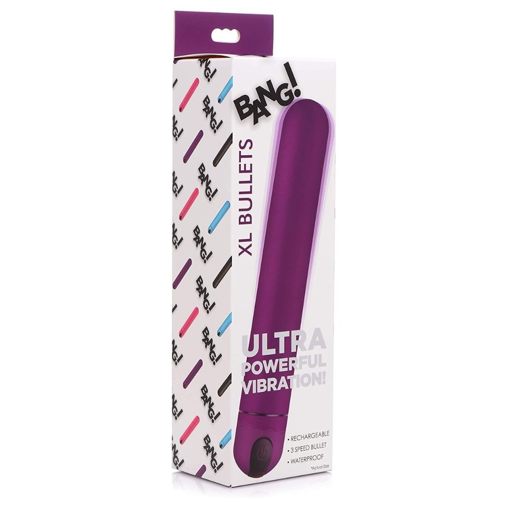 Bala Vibradora Tamaño XL Bullets Ultra Powerful Morada