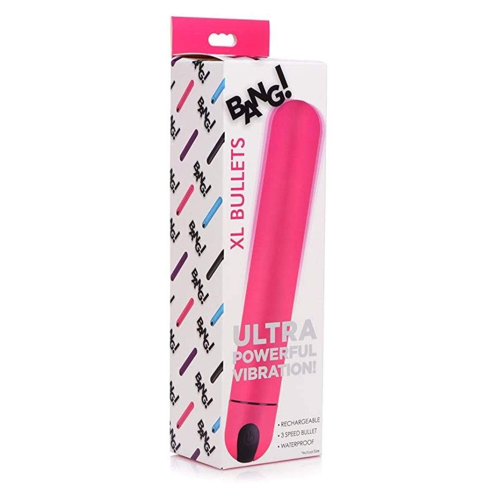 Bala Vibradora Tamaño XL Bullets Ultra Powerful Rosa