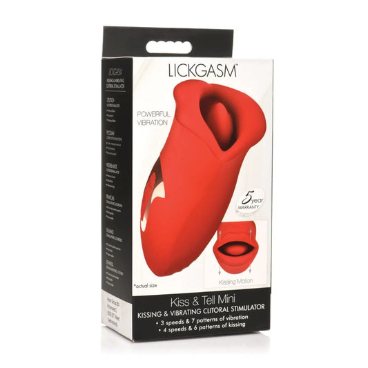 Estimulador con Vibración para Clitoris Lickgasm Kiss & Tell Mini Kissing