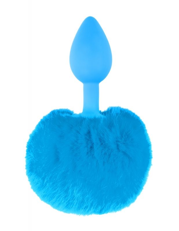 Plug de Fantasia con Cola de Conejo Azul Neon Bunny Tail