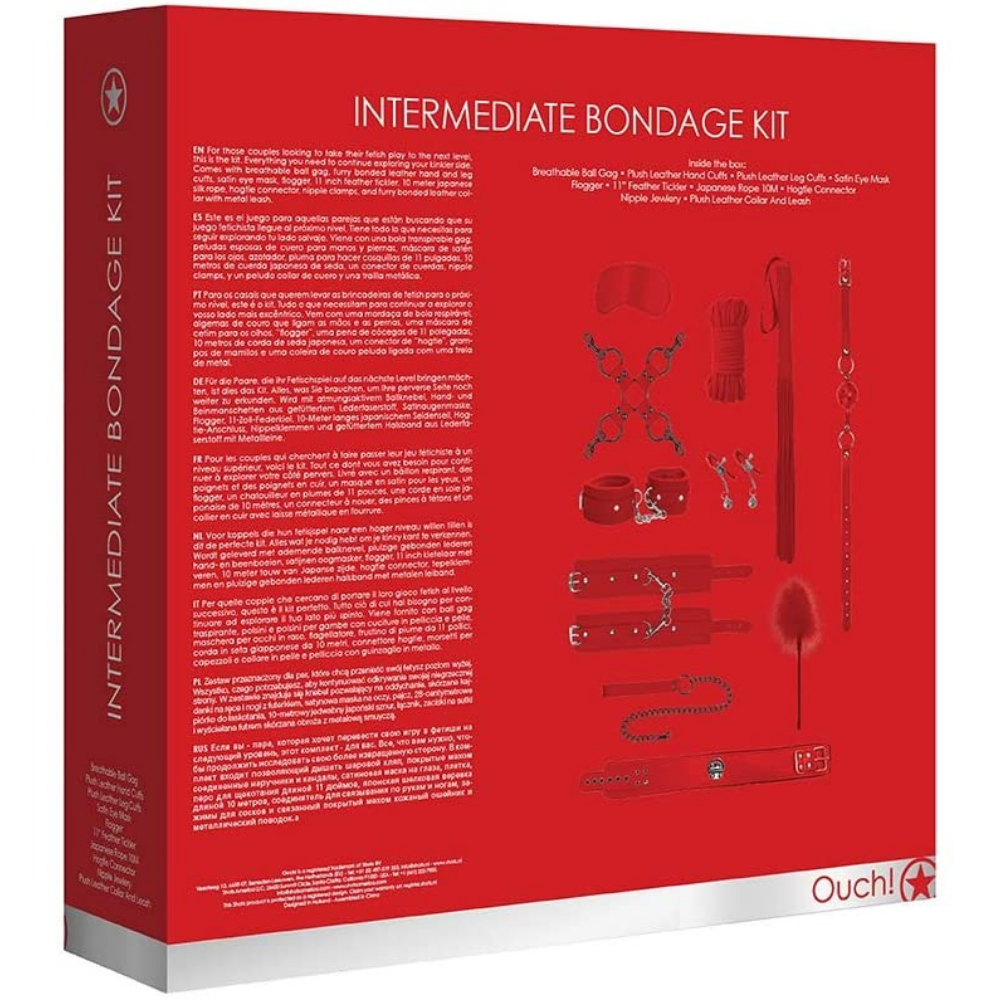 Kit Intermedio para Bondage Rojo