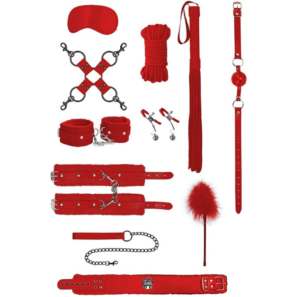 Kit Intermedio para Bondage Rojo