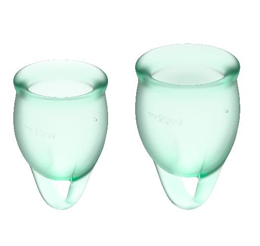 Copas Menstruales Feel Confident Light Green