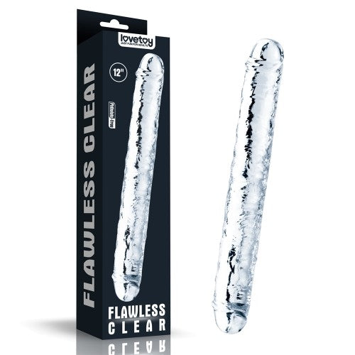 Dildo Doble Flawless Clear 12” Transparente