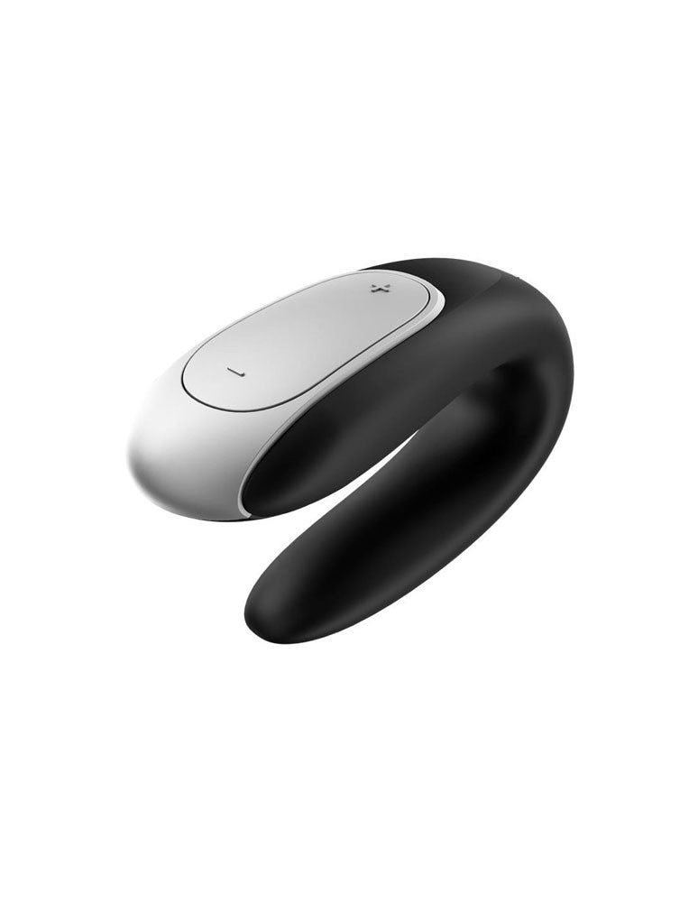 Estimulador Doble Vibración Satisfyer Fun Negro con Control y Aplicación