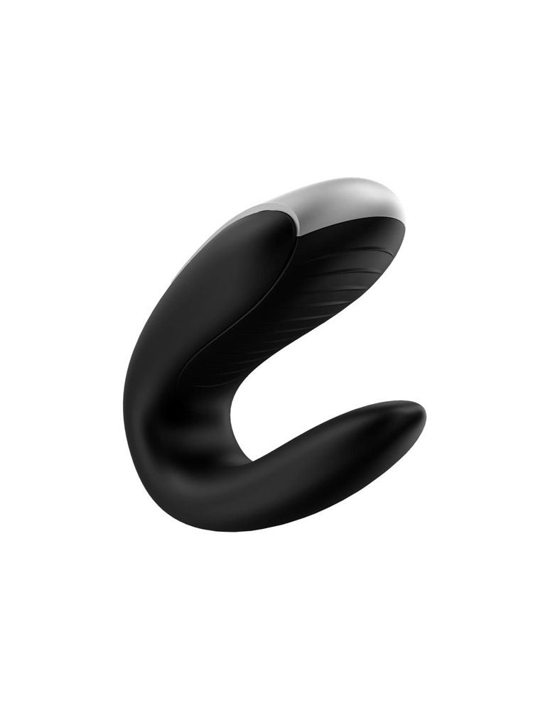 Estimulador Doble Vibración Satisfyer Fun Negro con Control y Aplicación