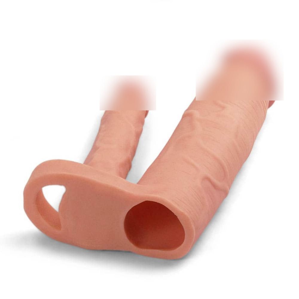 Extension de Doble Penetración con Ajuste Testicular Add 2 Inch