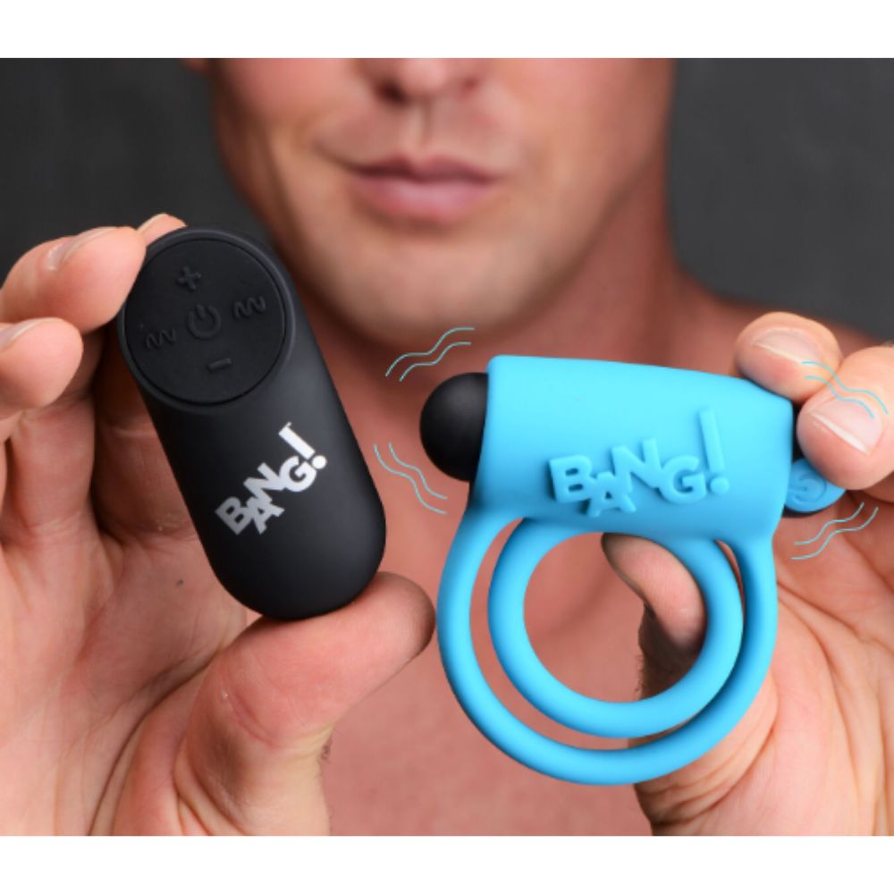 Anillo Doble con Control Remoto BANG! Color Azul
