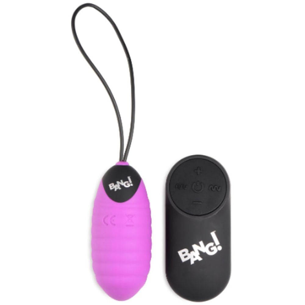 Huevo Vibrador con Control Remoto BG 28X Ribbed