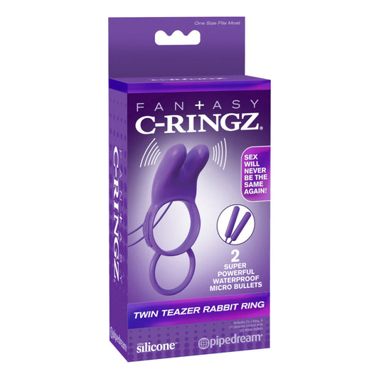 Anillo Vibrador de Conejo Fantasy C-Ringz