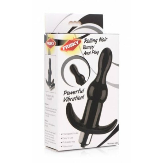 Plug Anal con Vibración FR Beaded Butt Color Negro