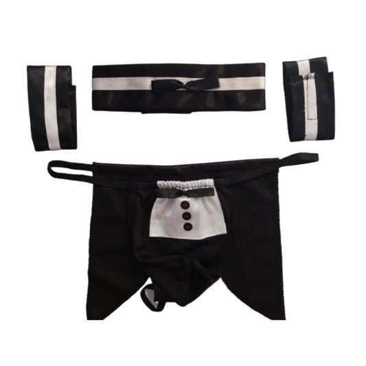 Frack Negro Tanga Para Hombre