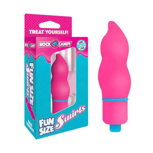 Balita Vibradora en Forma de Dulce Fun Size Swirls Color Rosa