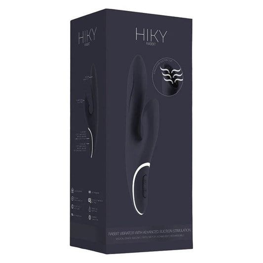 Vibrador Dual Hiky Rabbit Negro