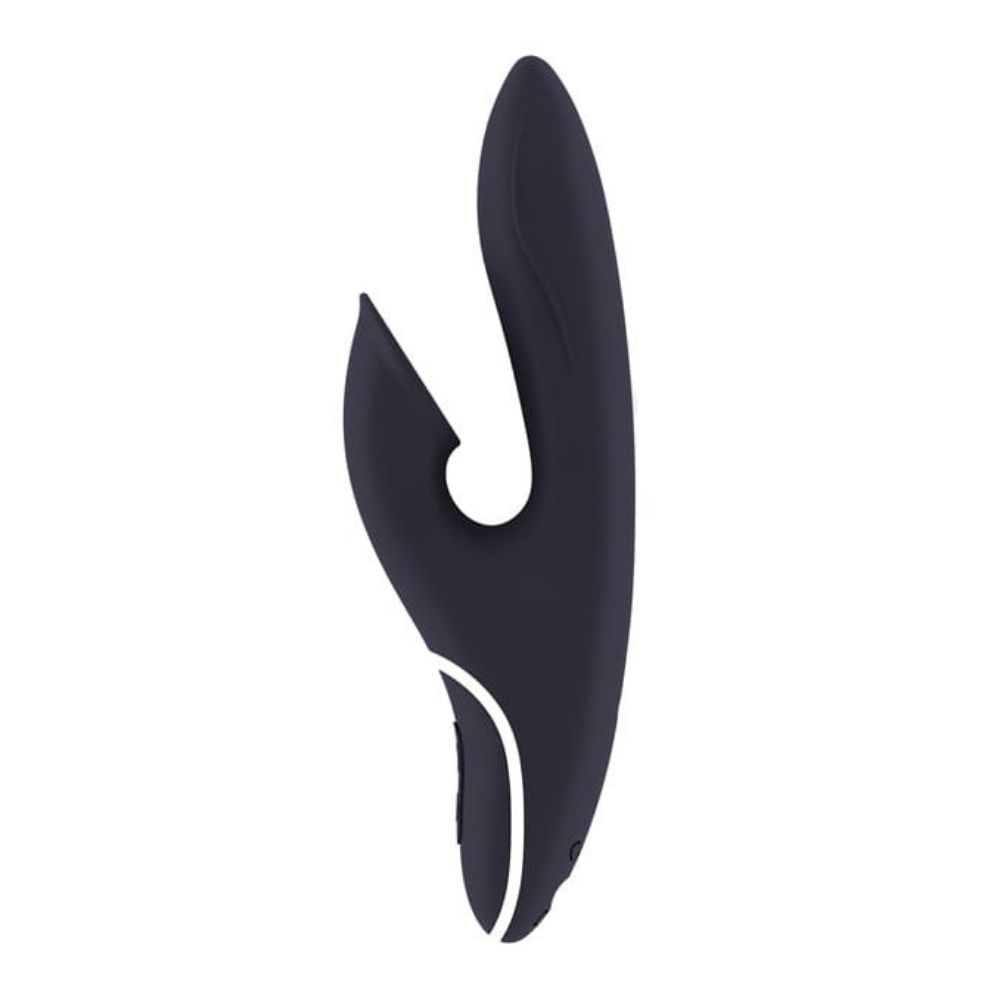 Vibrador Dual Hiky Rabbit Negro