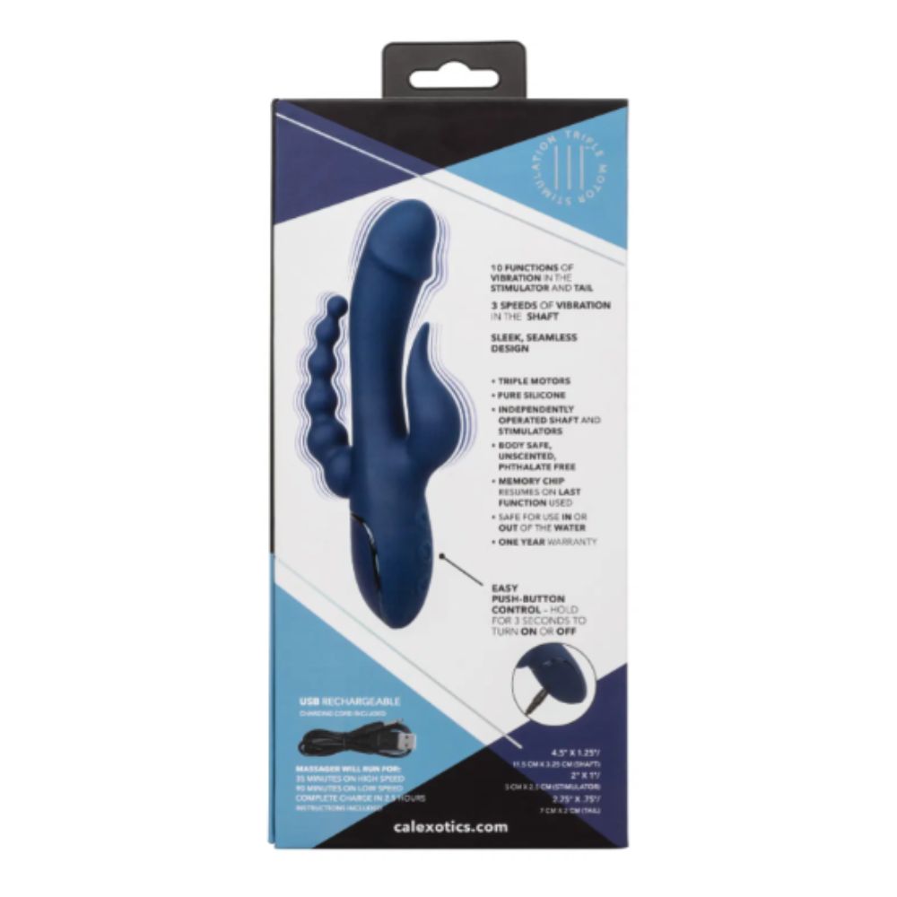 Vibrador con Triple Estimulación
